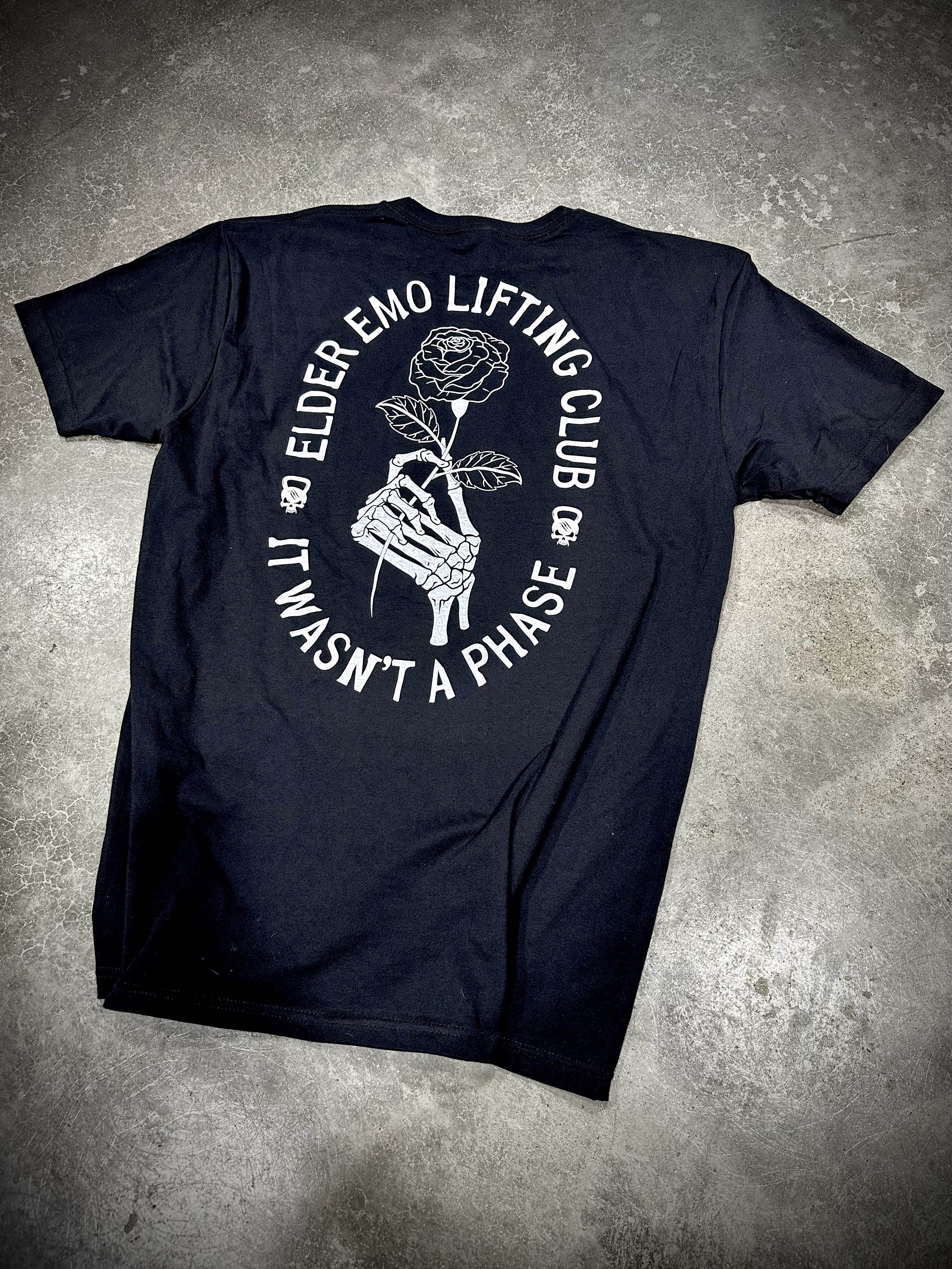 Elder Emo Lifting Club Tee - Dude That Lifts