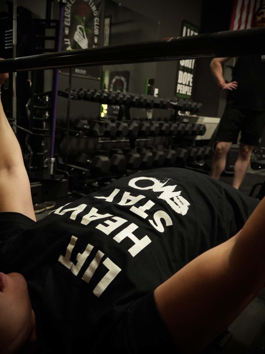 Lift Heavy Stay EMO Tee
