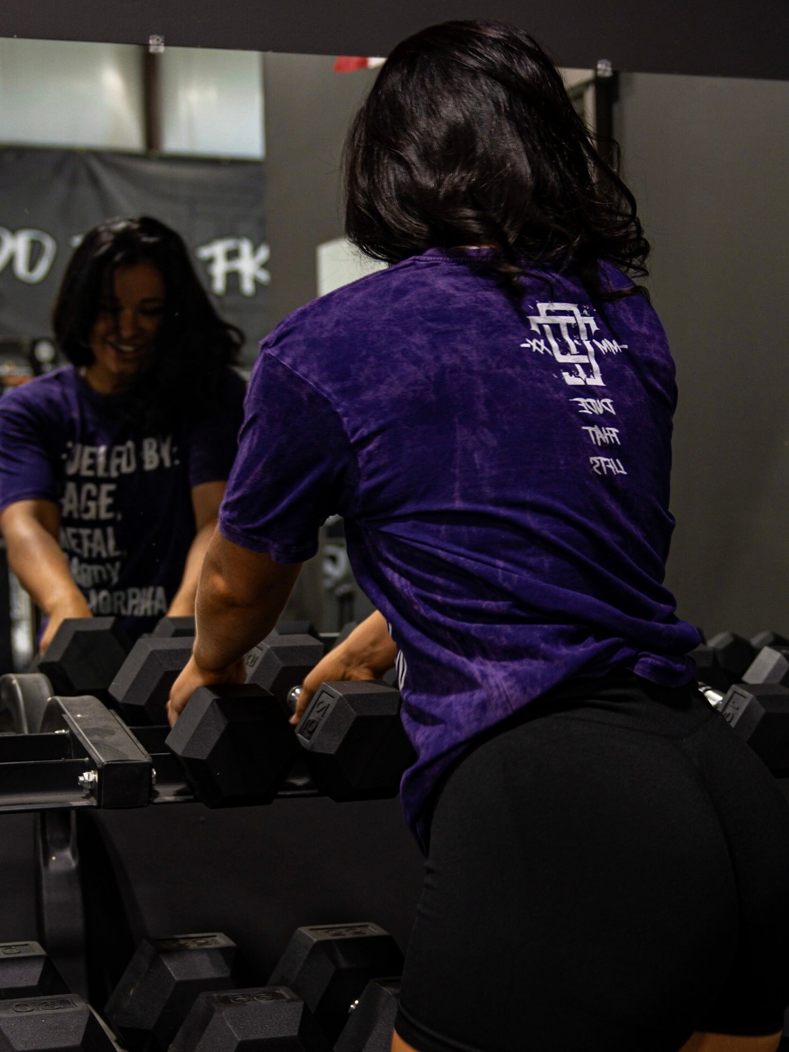 Fueled by RM&BD Oversized Purple Tee - Dude That Lifts