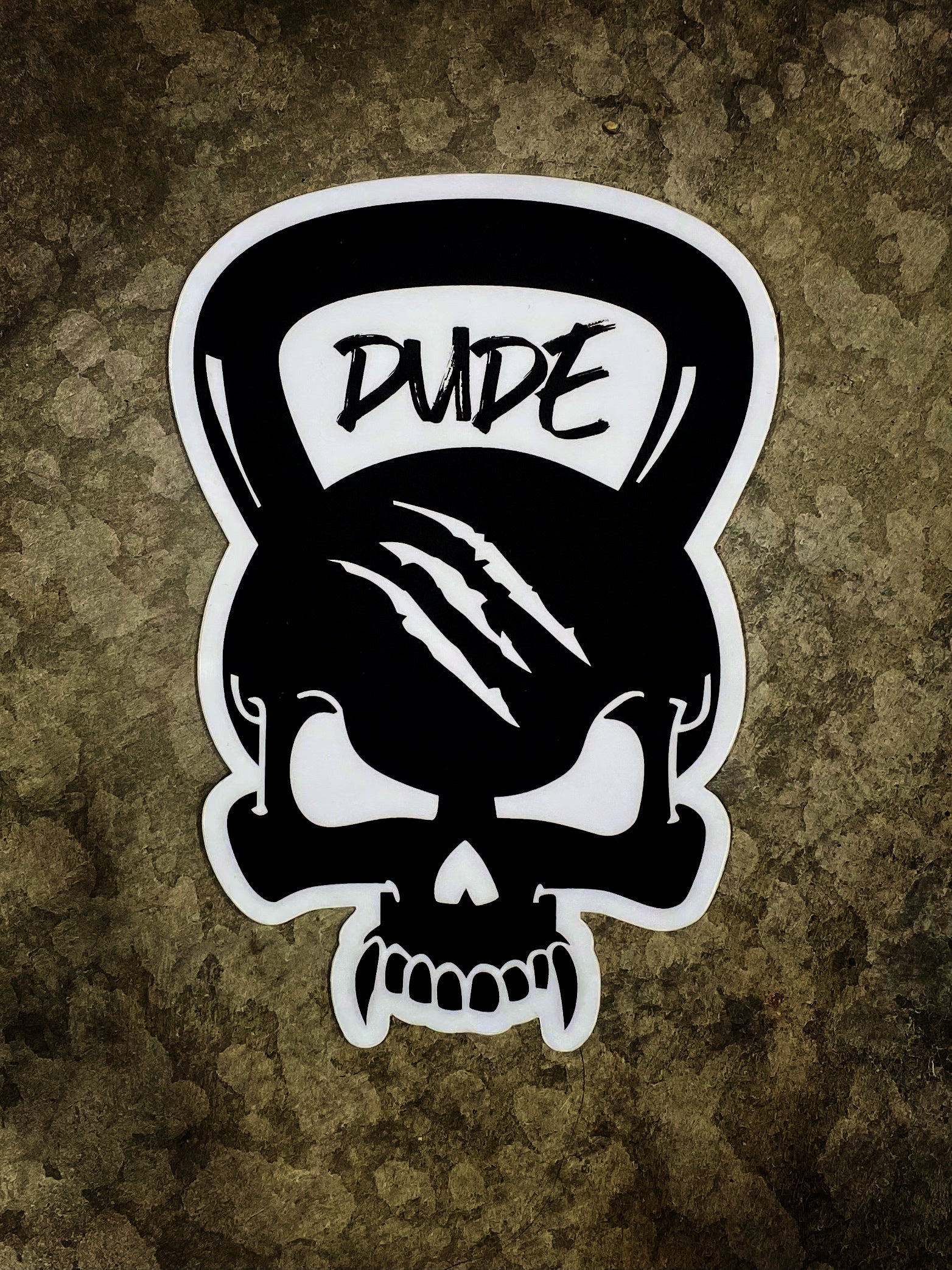 DUDE STICKER SUPER SIZED - Dude That Lifts