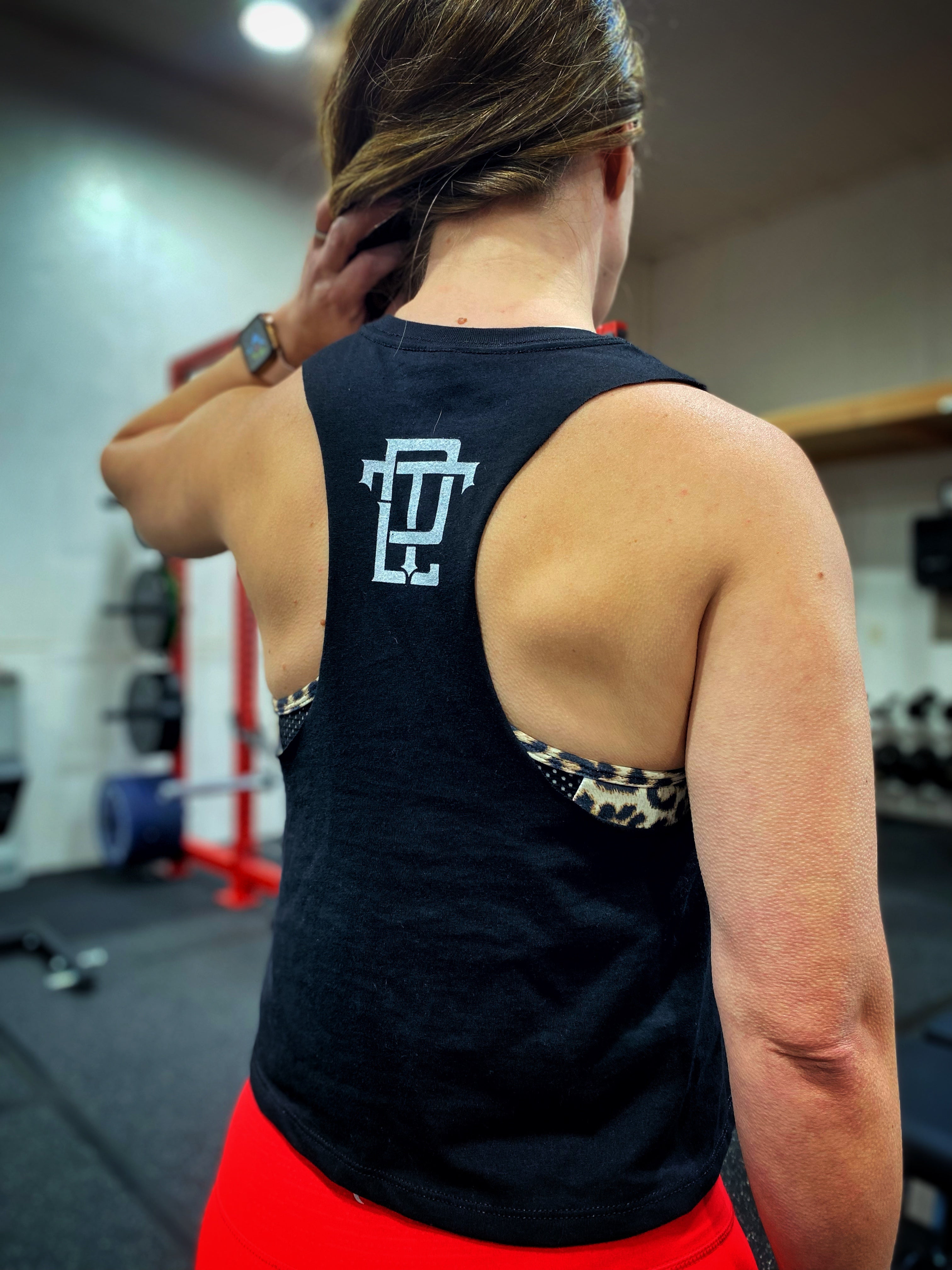 ALL AMERICAN DUDE WOMEN'S CROP TANK - Dude That Lifts