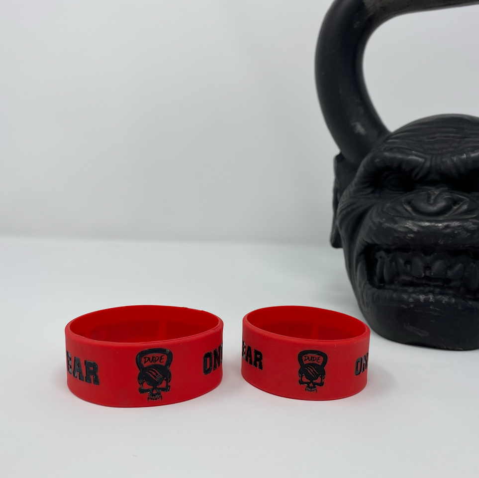 ONE NATION UNDER THE BAR SILICONE BRACELET - Dude That Lifts