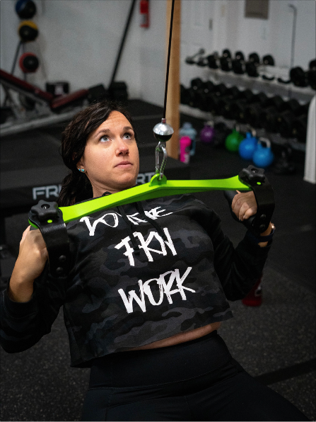 DO THE FKN WORK WOMEN'S CROP HOODIE - Dude That Lifts