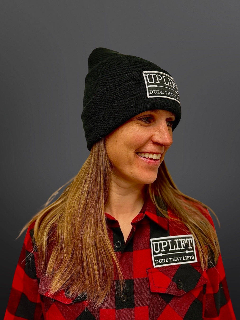 Uplift Cuff Beanie - Black - Dude That Lifts