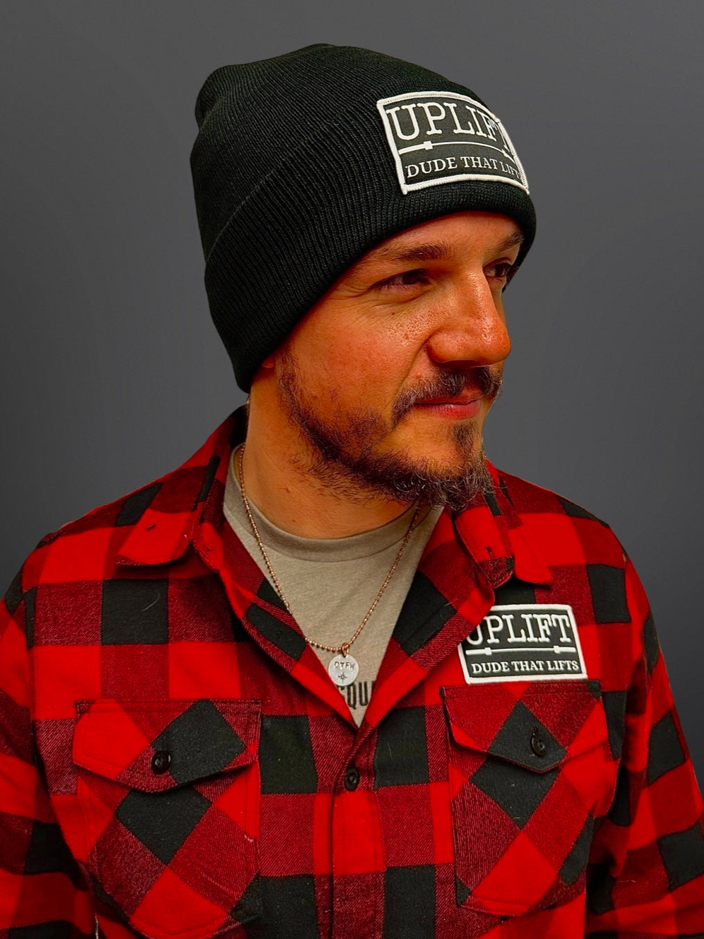 Uplift Cuff Beanie - Black - Dude That Lifts