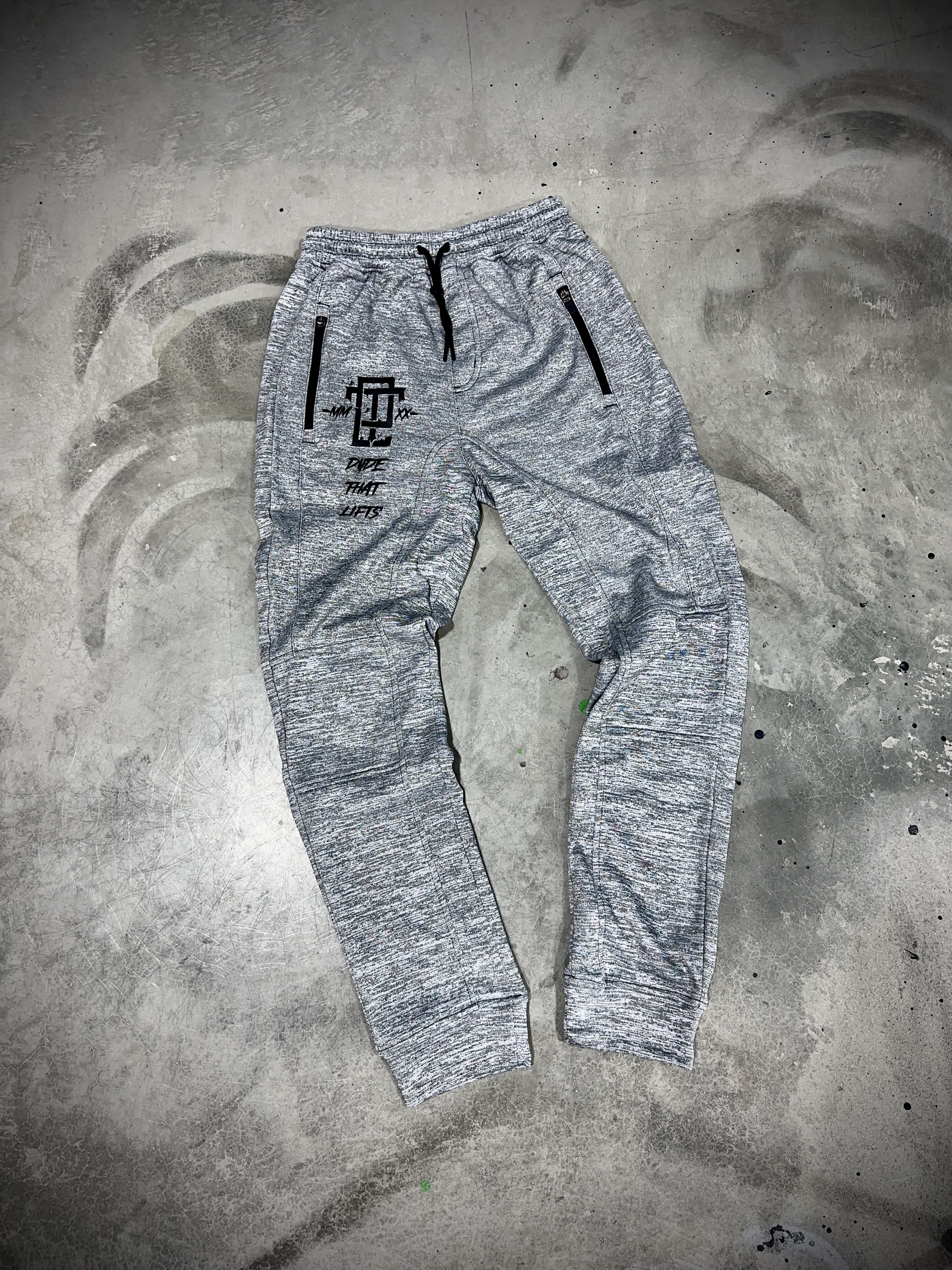 Dude That Lifts Performance Joggers - Men - Gray - Dude That Lifts
