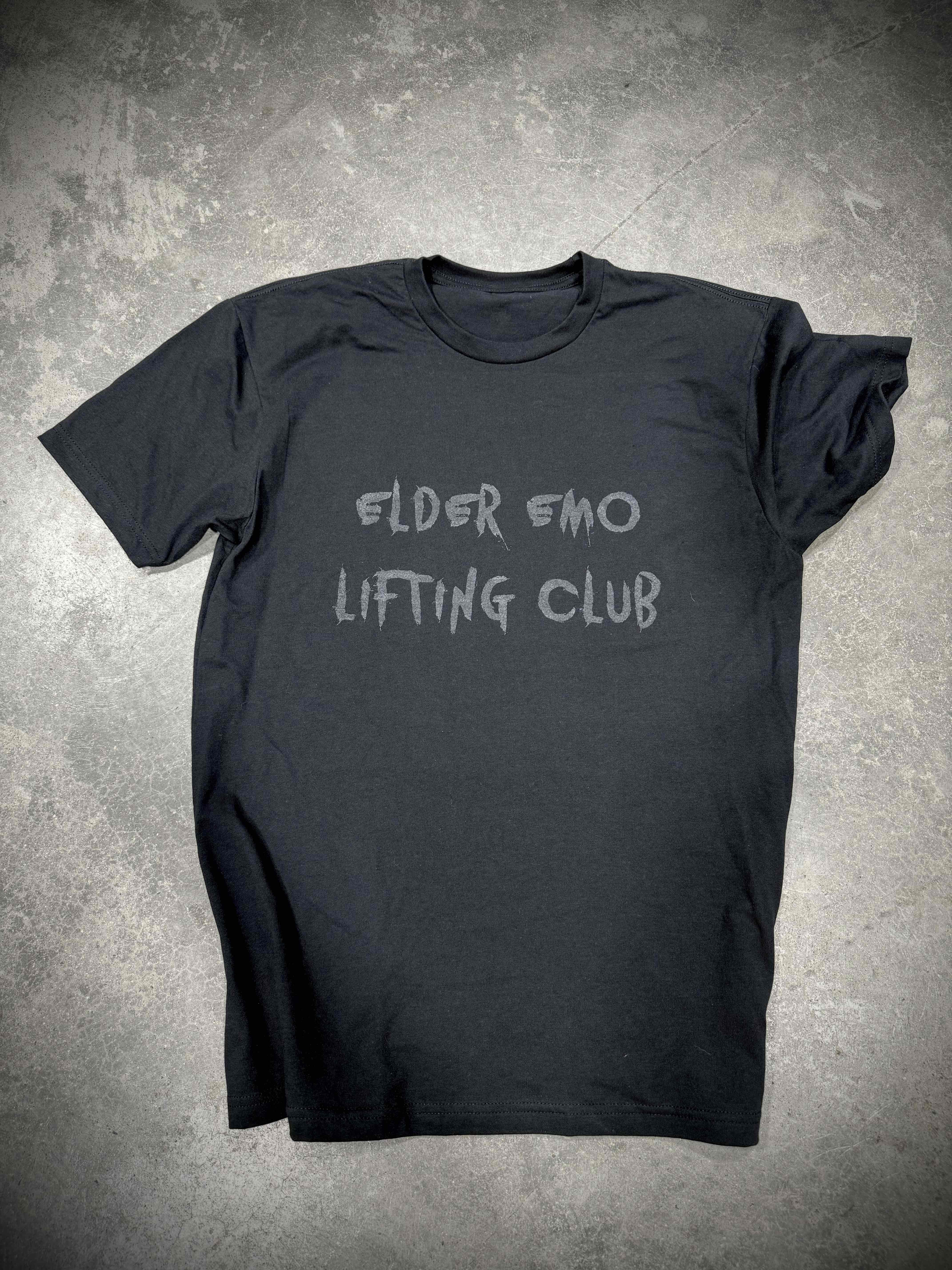 Elder Emo Lifting Club Tee Blackout