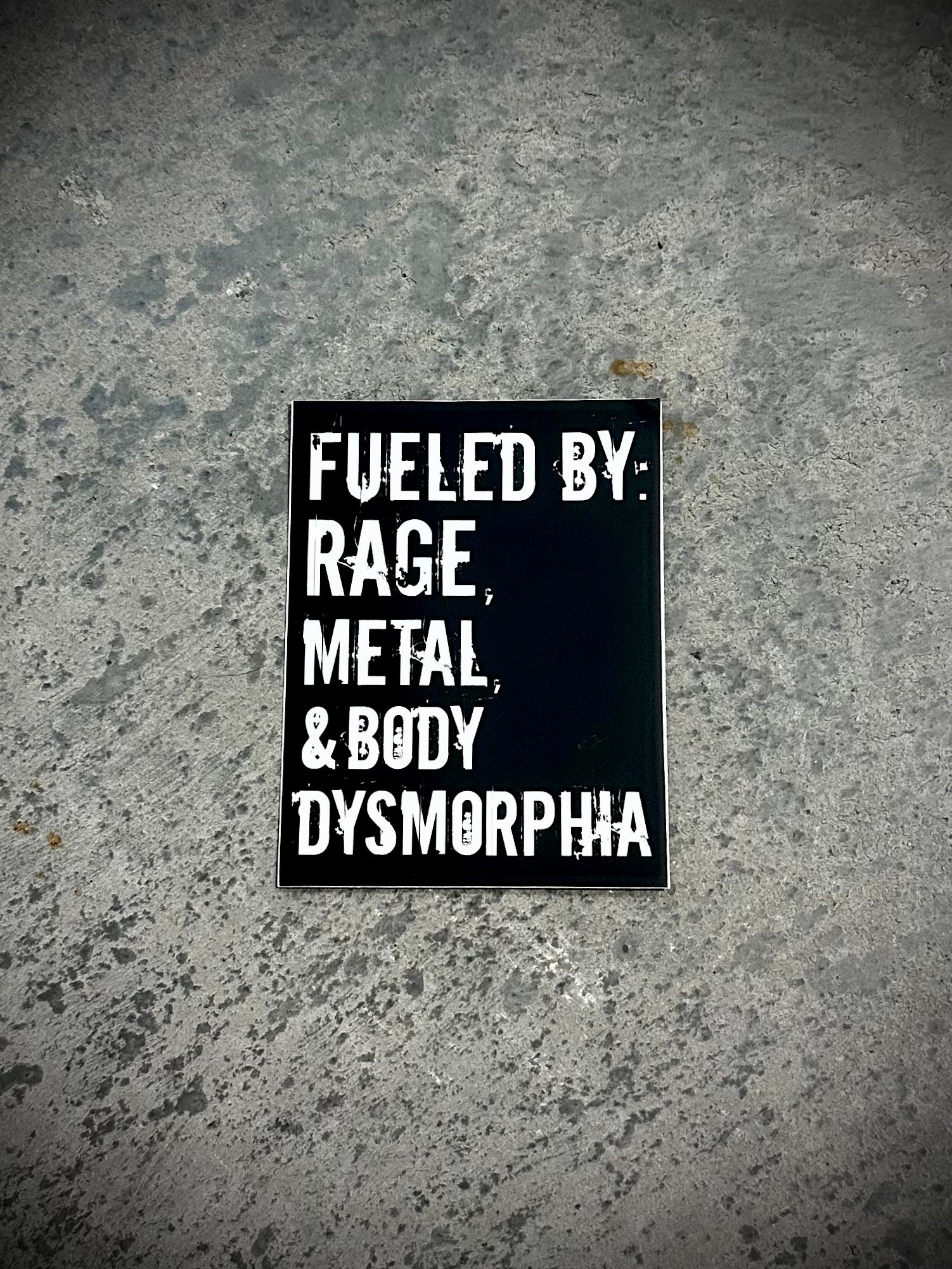 Fueled by RM&BD Sticker - Dude That Lifts