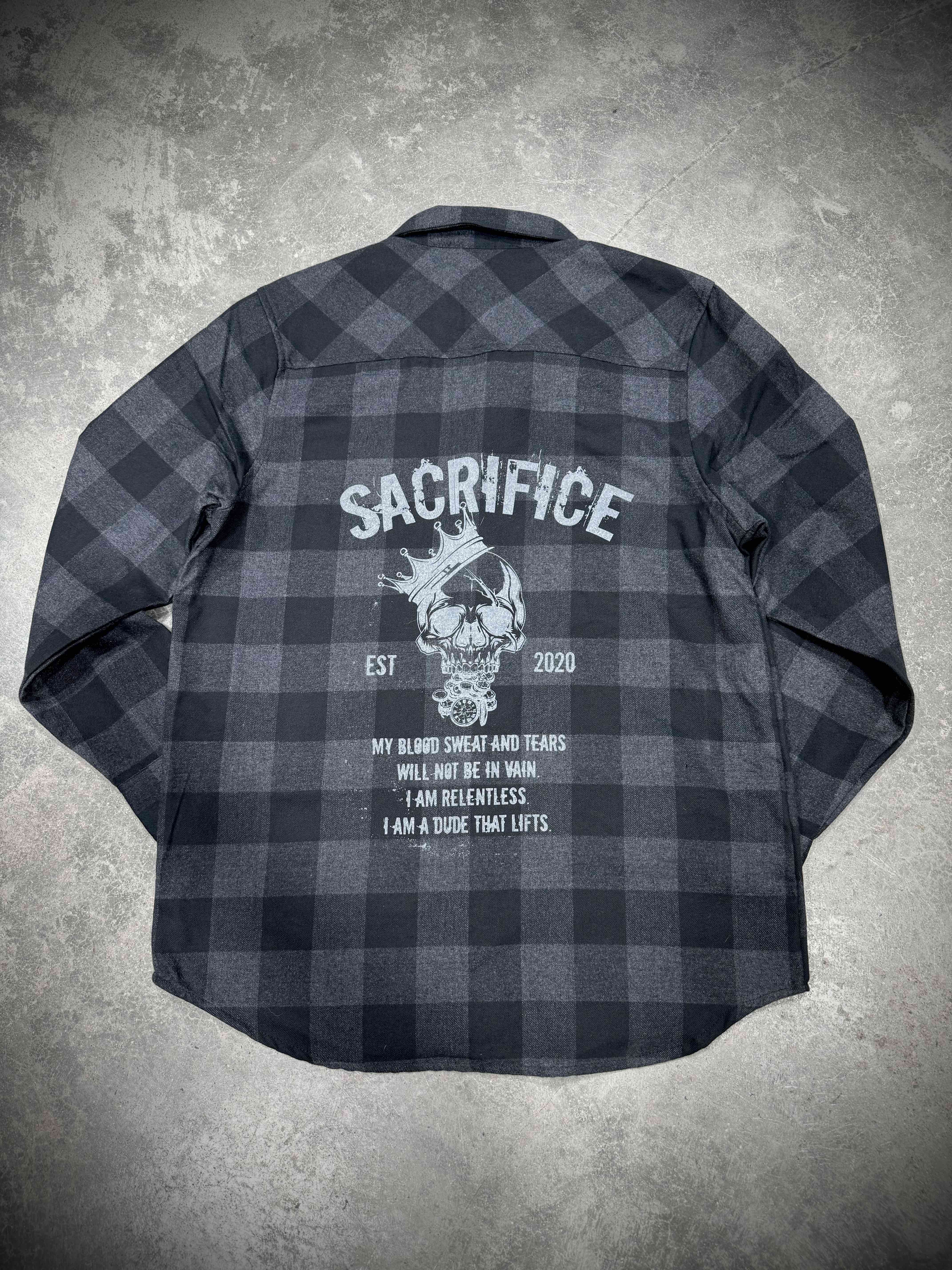 Sacrifice Flannel Blackout Edition