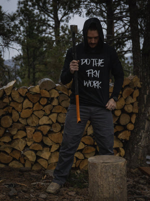 DO THE FKN WORK GYM HOODIE - Dude That Lifts