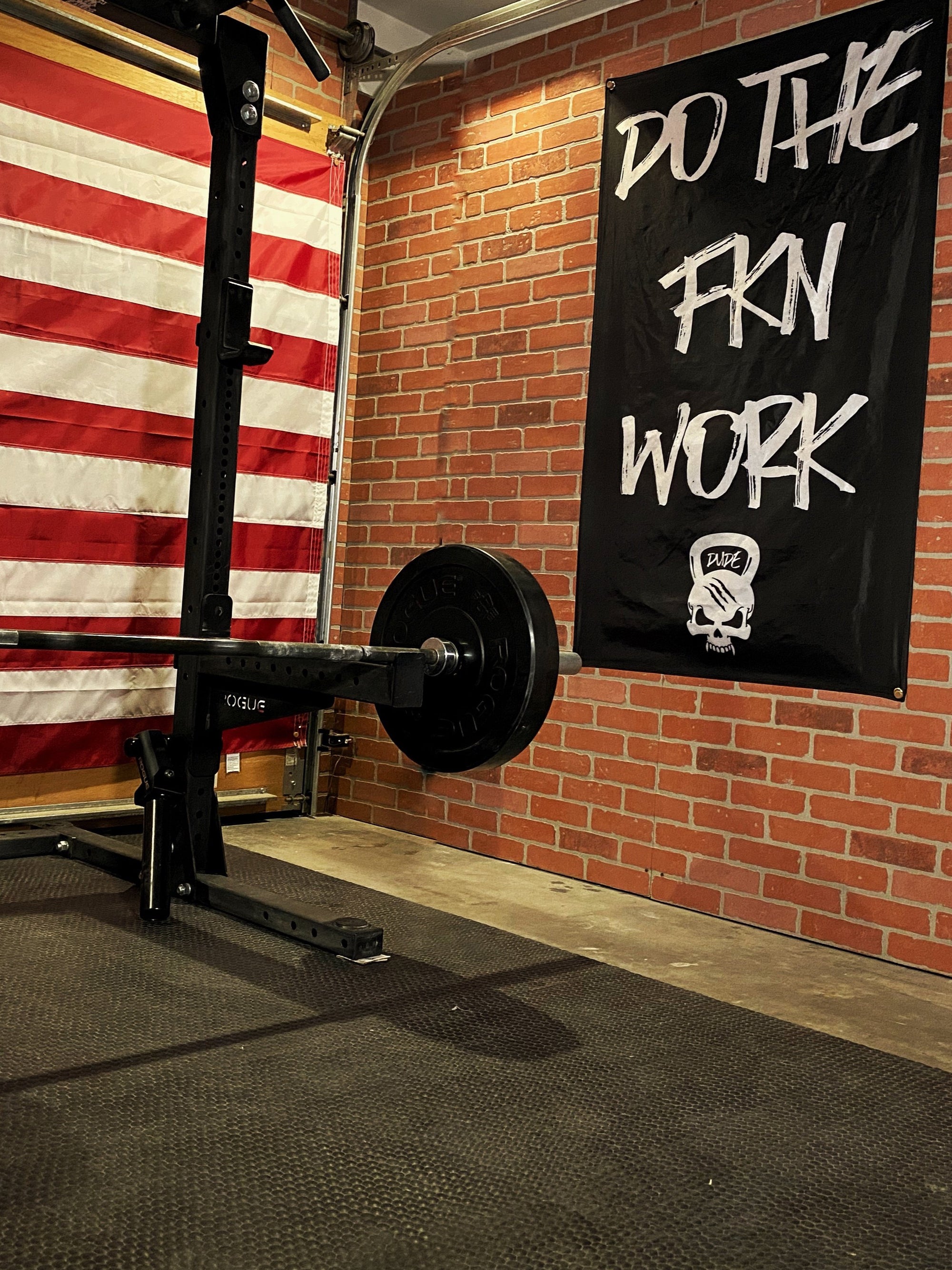 DO THE FKN WORK GYM FLAG - Dude That Lifts