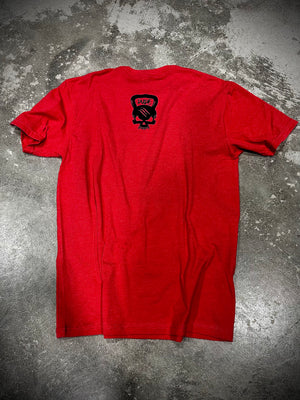 Do the FKN Work Red Tee - Dude That Lifts