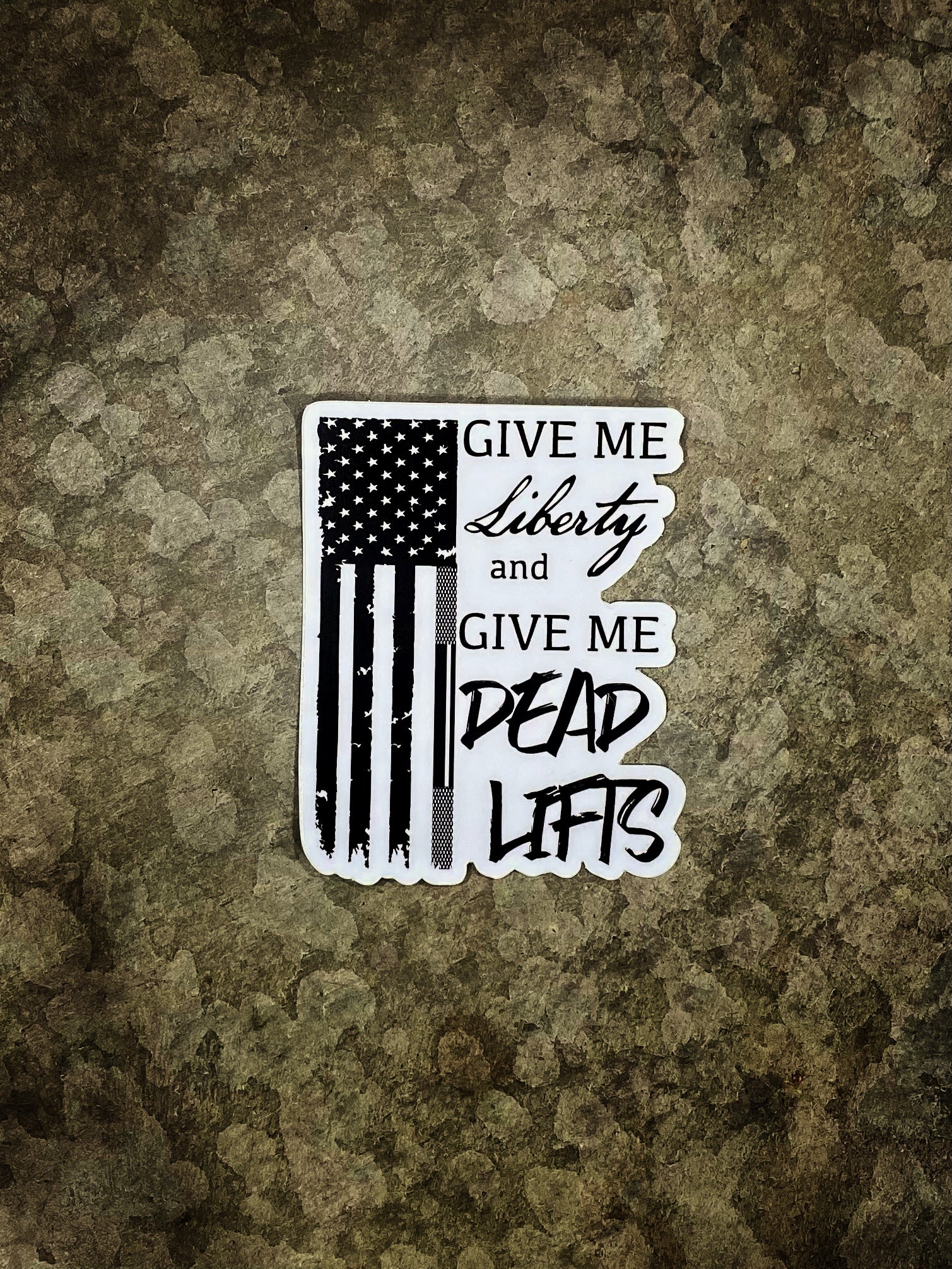 LIBERTY AND DEADS STICKER - Dude That Lifts