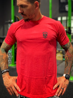 One Nation Red Tee - Dude That Lifts