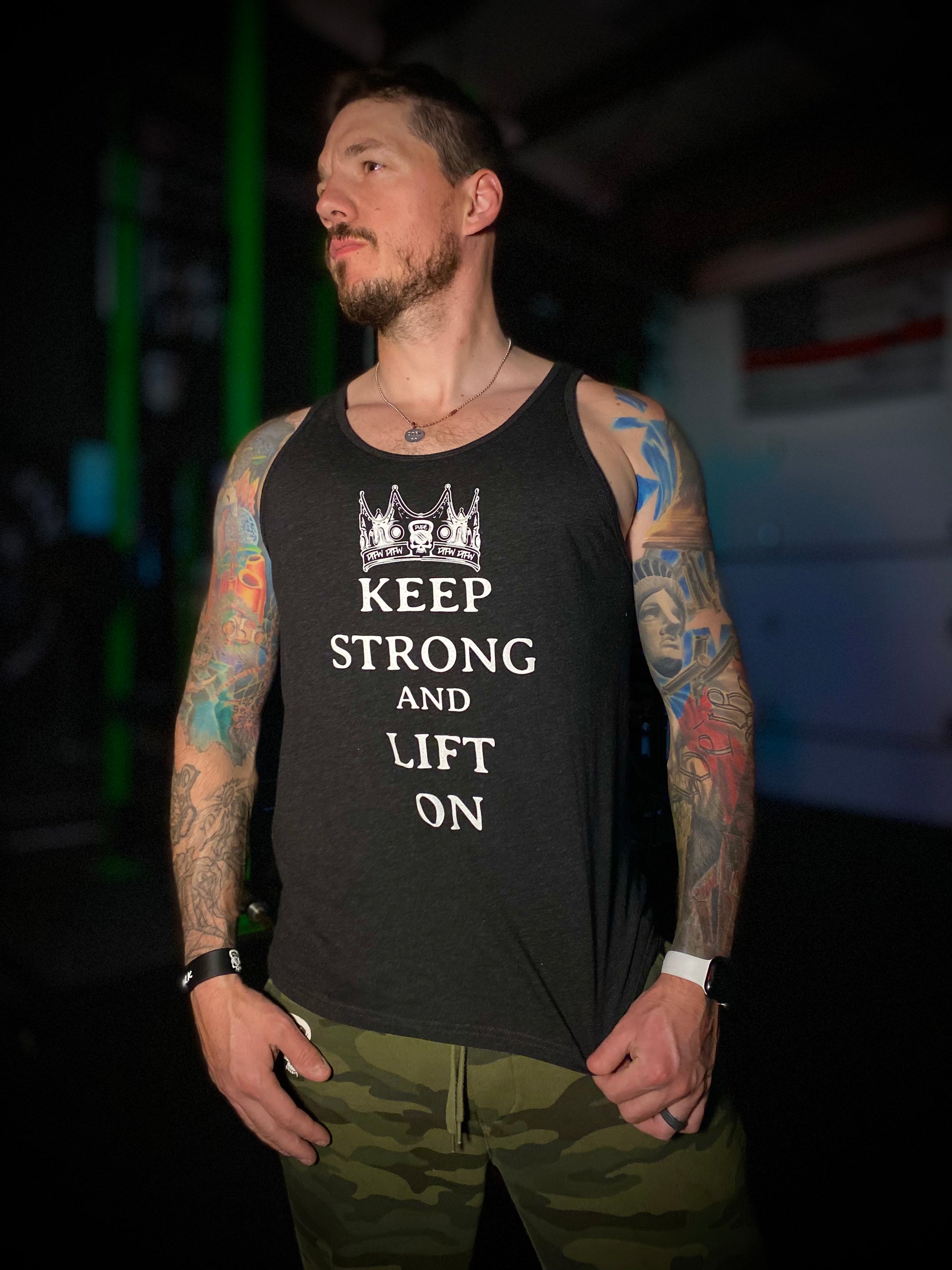 Keep Strong and Lift On Men's Tank - Dude That Lifts
