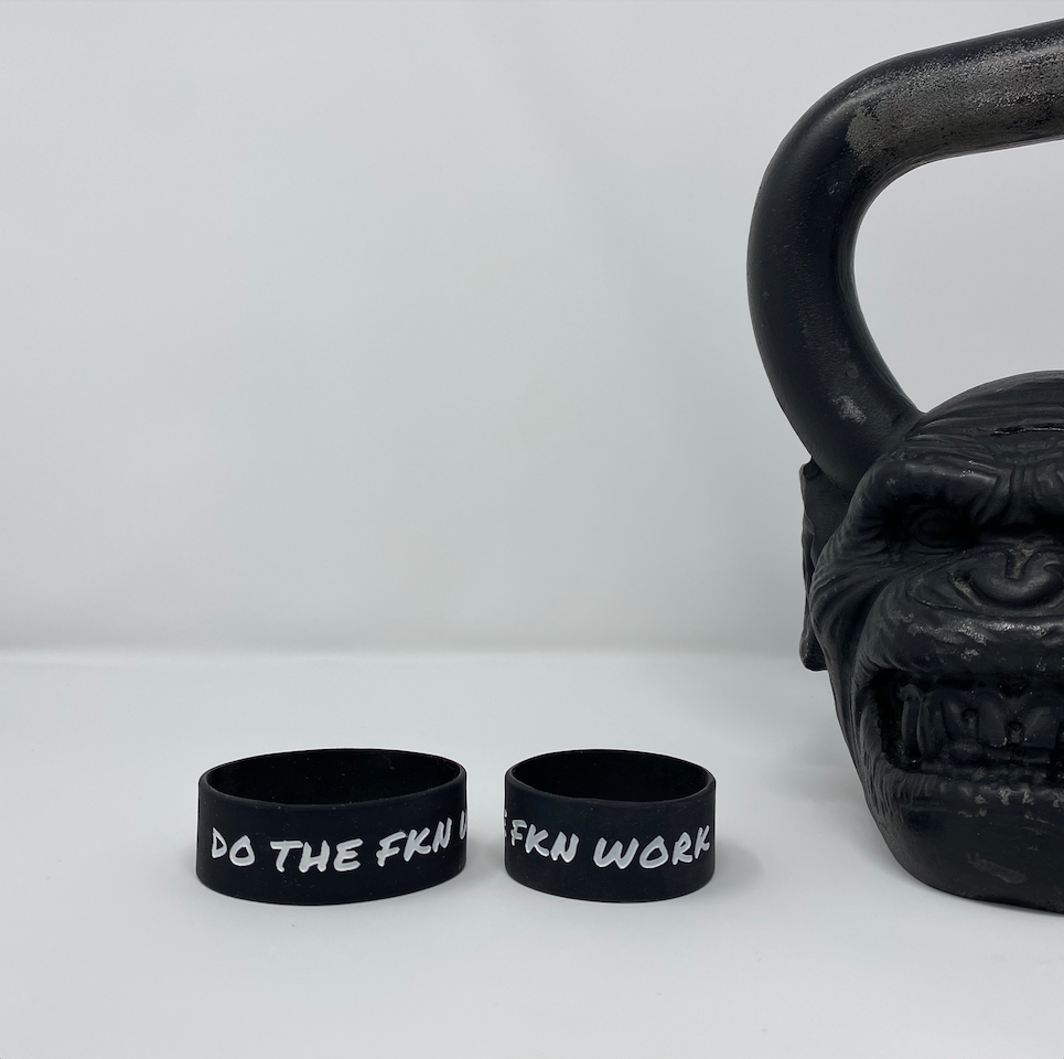 DO THE FKN WORK SILICONE BRACELET - Dude That Lifts
