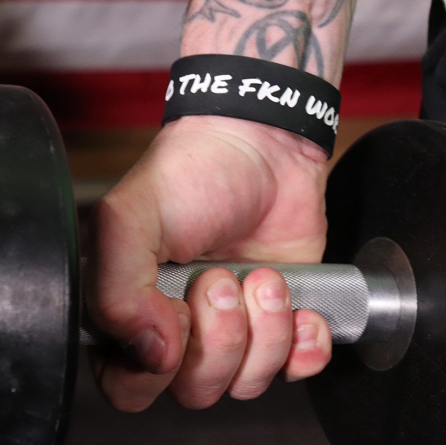 DO THE FKN WORK SILICONE BRACELET - Dude That Lifts